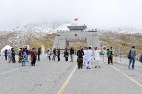 China-Pakistan border at Khunjerab Pass