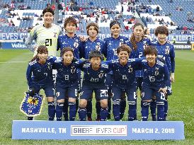 Football: Japan-Brazil at SheBelieves Cup