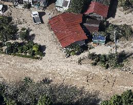 Aftermath of Typhoon Hagibis in Japan