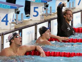 (2)Australia's Thope wins men's 200-meter freestyle