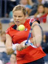Clijsters wins U.S. Open tennis