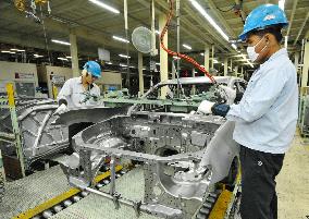 Japan automaker resumes operations at Thai plant