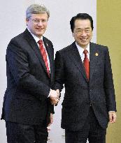 Japan-Canada bilateral summit in Yokohama