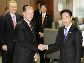 Delta Air CEO, transport minister Maehara meet on JAL