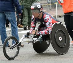 Soejima 3rd in Boston Marathon men's wheelchair race