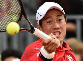 Nishikori books quarterfinal match against Djokovic in Rome