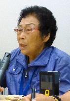 S. Korean woman demands apology over wartime labor