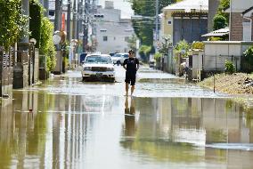 Aftermath of massive floods in eastern Japan