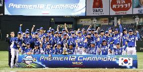 South Korea crushes U.S. to win Premier 12 baseball title