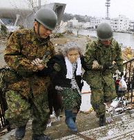 Woman rescued