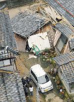 M6.9 quake jolts central Japan, 1 dead, over 160 injured