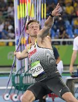 Olympics: Rohler wins men's javelin gold