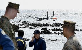 Japan asks U.S. military to ground all Osprey airplanes after crash