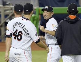 Baseball: Scherzer loses no-hitter, game as Marlins edge Nats