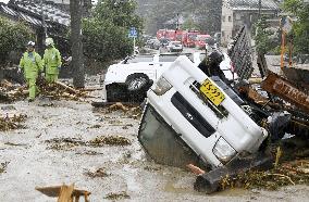 Deadly heavy rain hits southwestern Japan