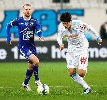 Football: Marseille vs Troyes in French 1st division