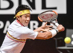 Tennis: Nishikori at Italian Open