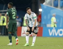 Football: Nigeria vs Argentina at World Cup