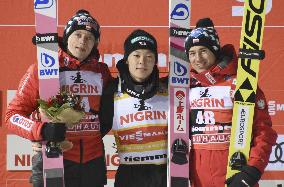 Ski jumping: Kobayashi claims 6th straight World Cup win