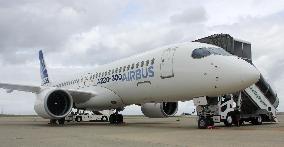 New Airbus A220 jetliner
