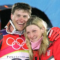 Croatia's Kostelic takes silver in men's combined alpine skiing