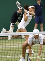 Sugiyama, Srebotnik storm to Wimbledon third round doubles