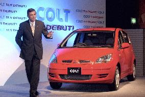 (3) MMC unveils Colt compact car featuring high-fuel efficiency