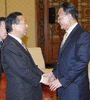 LDP's Nikai meets with Wu in Beijing