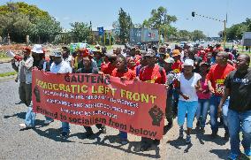 Protest in Johannesburg as split in society deepens