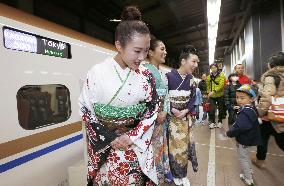 New Hokuriku Shinkansen bullet train service starts