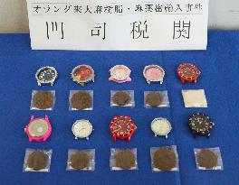 Men nabbed for attempt to import drugs hidden in wrist watches