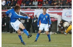 (4)Japan beat Malaysia in friendly soccer match