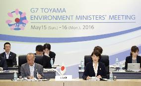 G-7 environment ministerial meeting begins, climate in spotlight