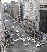 Road reopened after huge sinkhole in Fukuoka is filled with soil