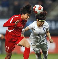 N. Korea vs S. Korea in E-1 soccer match