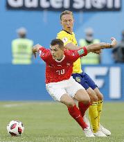 Football: Sweden vs Switzerland at World Cup