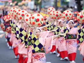 Traditional festival in Yamagata, Japan