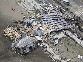 Typhoon Faxai hits Tokyo area