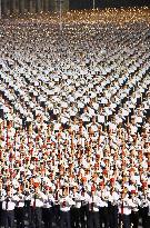 Celebration parade in Pyongyang