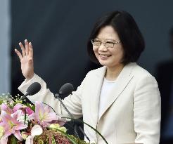 Tsai Ing-wen sworn in as Taiwan's 1st female president