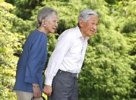 Emperor, empress to stay at imperial farm rebuilt after quake