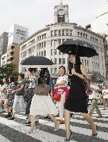 Mercury reaches 30 C at over 110 spots in Japan