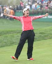 Spain's Carlota Ciganda wins Hana Bank championship golf