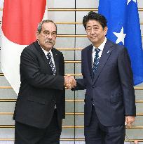 Japan, Micronesia leaders meet in Tokyo