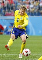 Football: Sweden vs Switzerland at World Cup