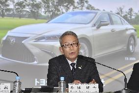 Toyota briefing on first-half earnings