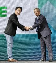 Line ties up with Mizuho