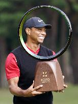 Golf: Tiger Woods in Japan