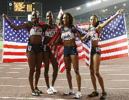 U.S. wins women's 4X400-meter relay at world athletics