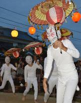 Traditional summer festival in southwestern Japan